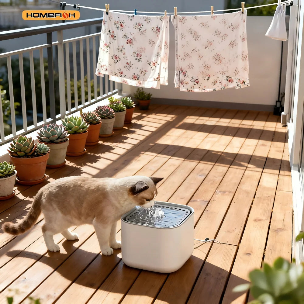 3L Cat Water Fountain Auto Recirculate Filter Large Capacity Filtring Cat Water Drinker USB Electric Mute Cats Water Dispenser