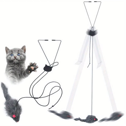 Door Hanging Cat Toy Stress Relieve Living Omdoor Hanging Toy for Living Room Hanging Kitten